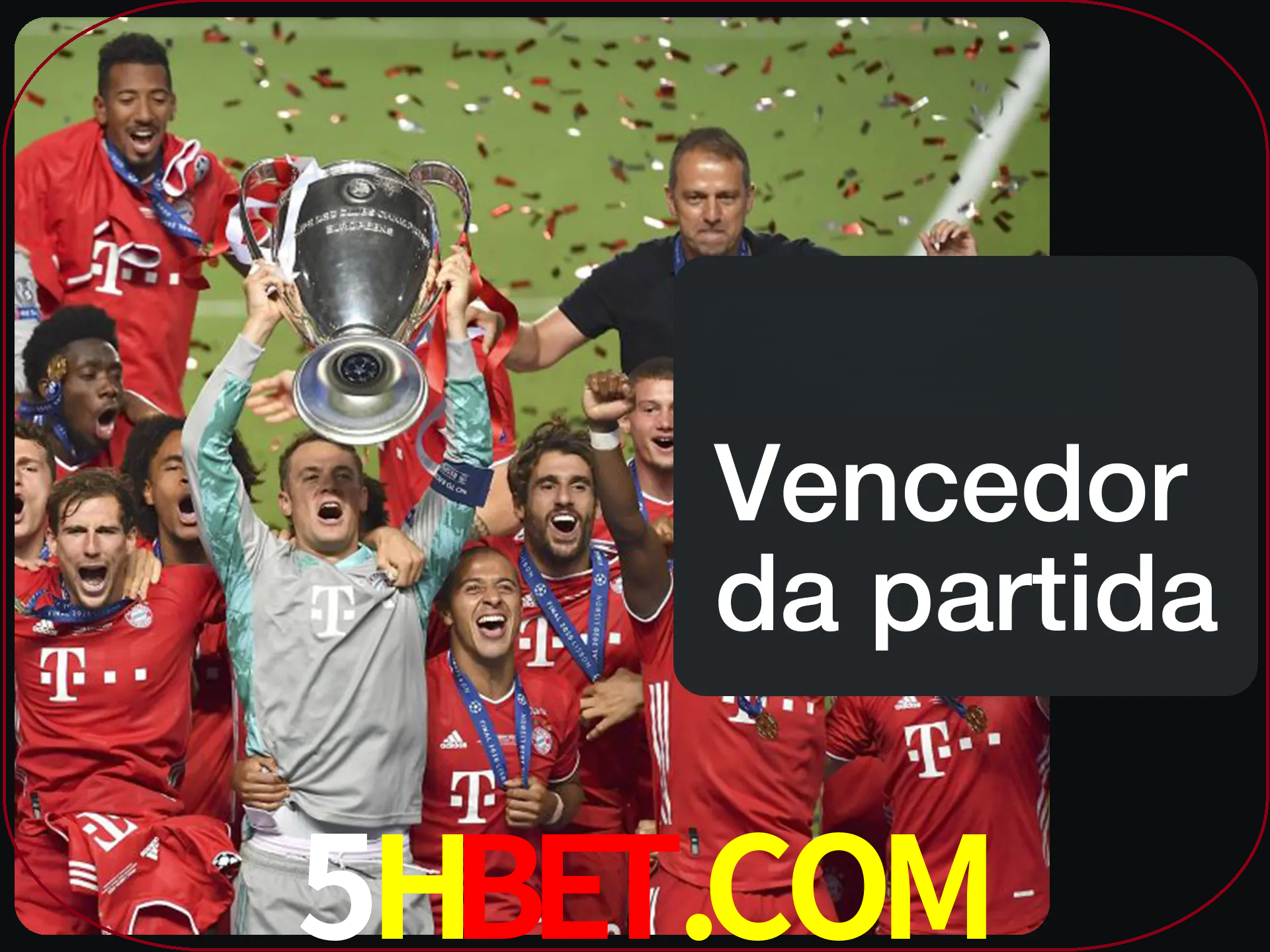 Aposte no vencedor e ganhe uma grande quantia de dinheiro.