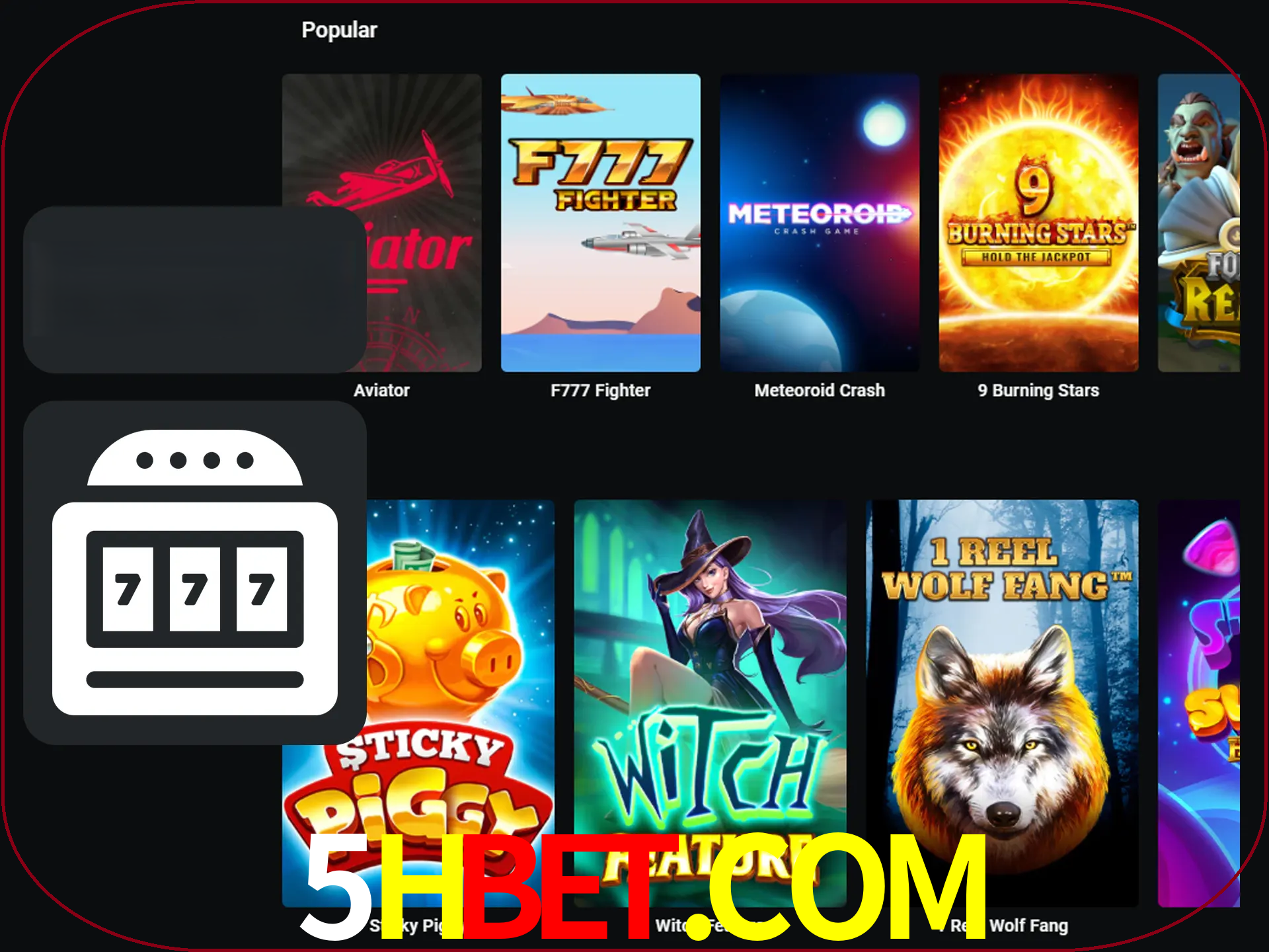 Gire seus slots de dinheiro favoritos.
